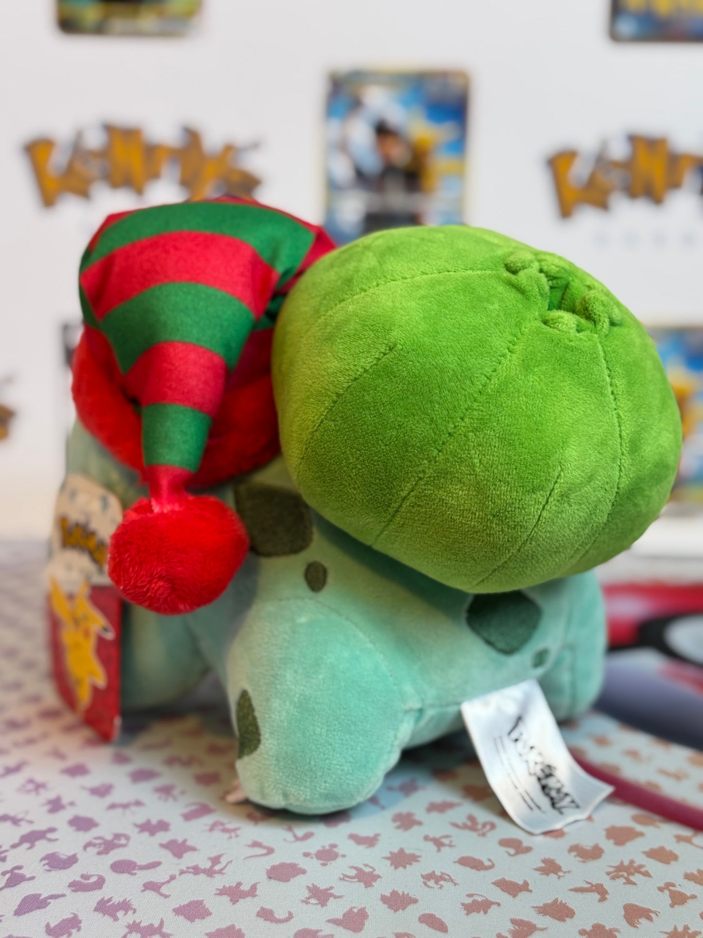 Pokémon 8” Plush toy - Bulbasaur festive hat
