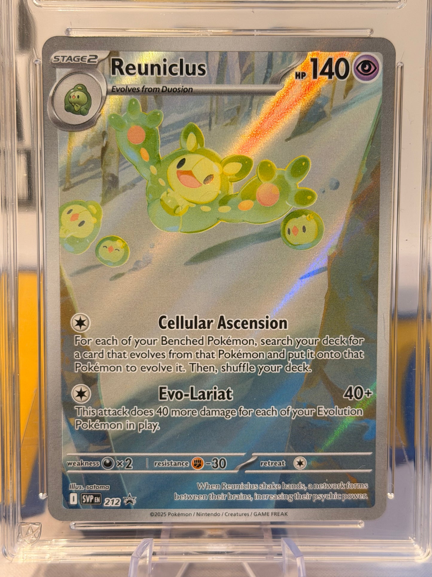 2025 Black Star Promo - Reuniclus - Gem Mint 10
