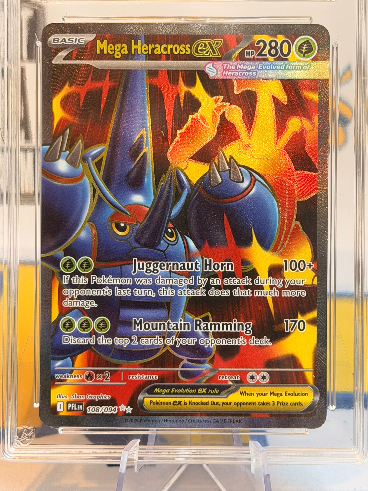 2025 Mega Dream EX - Mega Heracross - Gem Mint 10