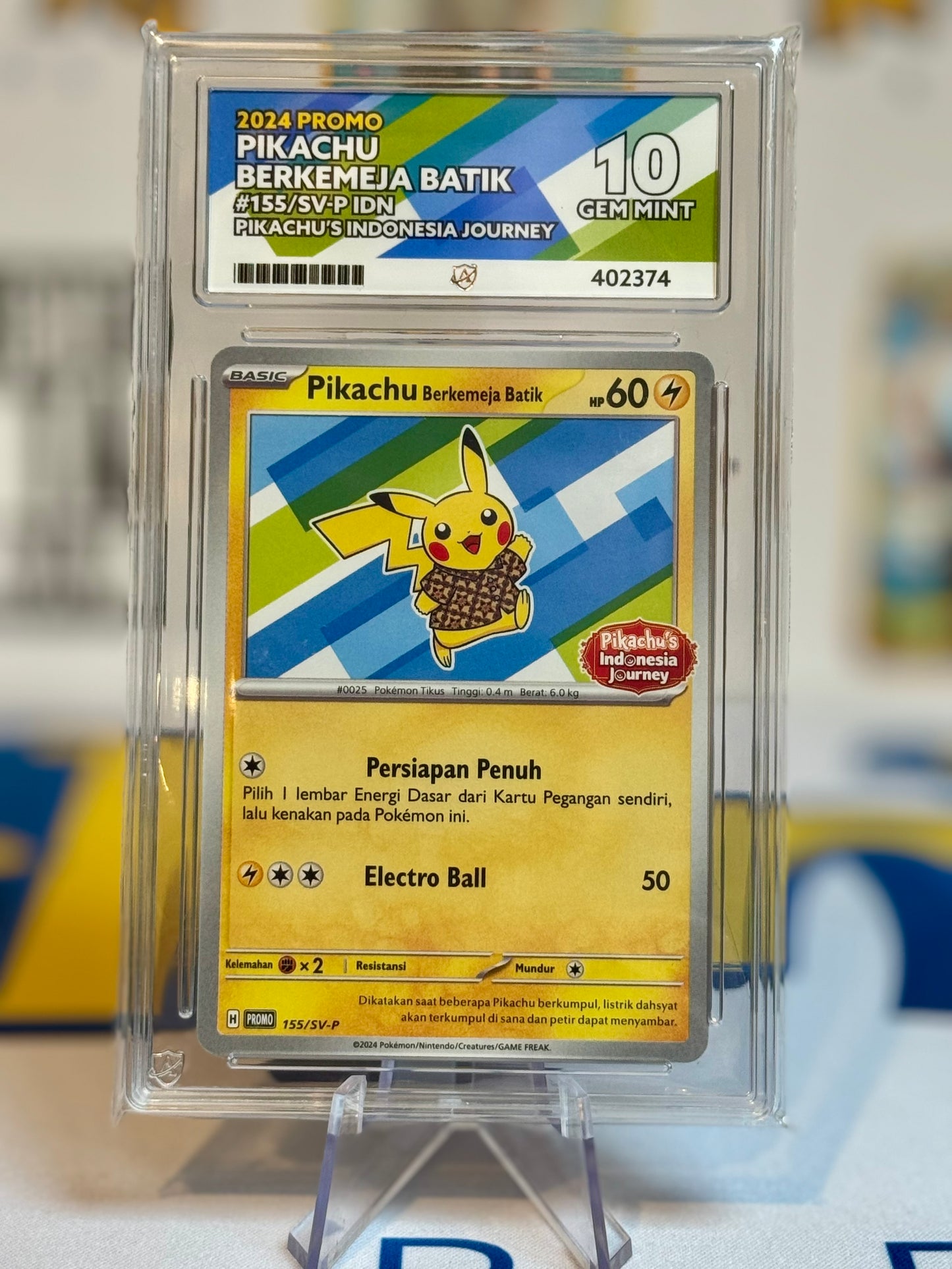 2024 Pikachu's Indonesia Journey - Pikachu - Ace Set