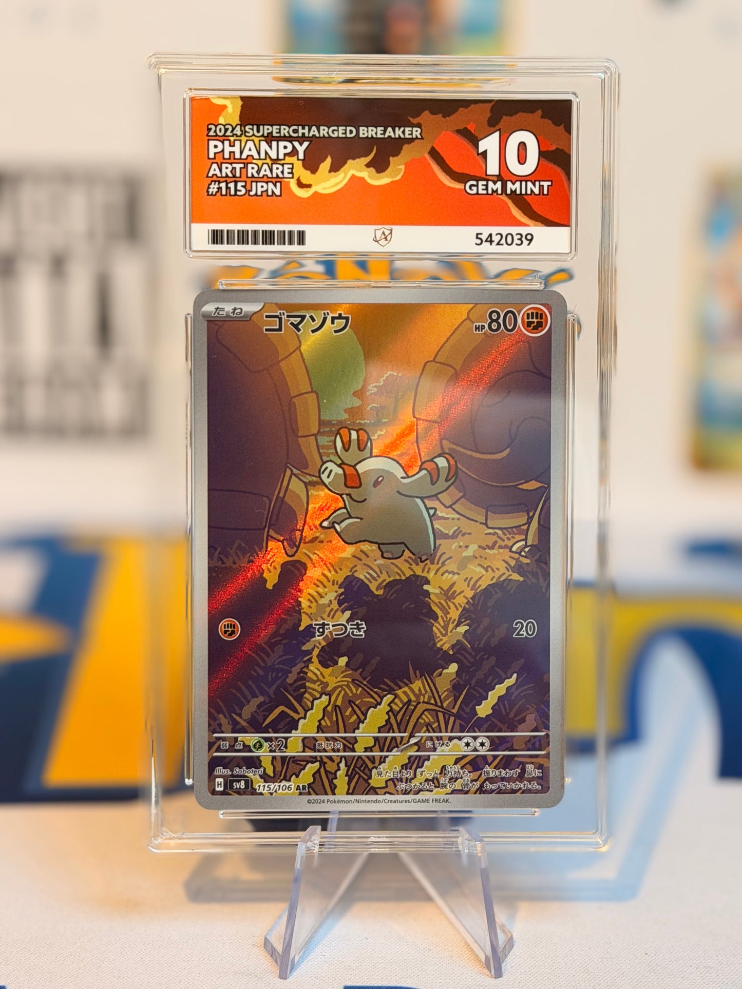 2024 Supercharged Breaker - Phanpy - Gem Mint 10