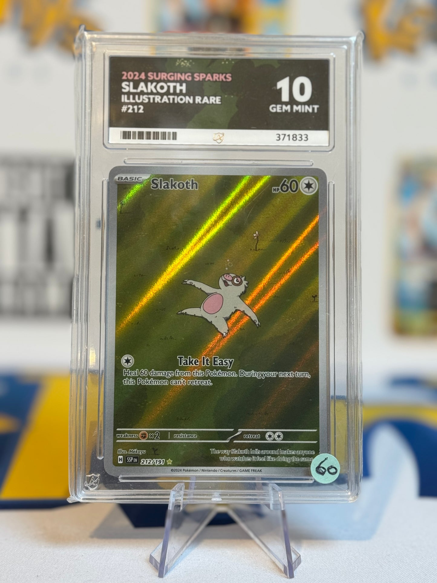 2024 Surging Sparks - Slakoth - Gem Mint 10