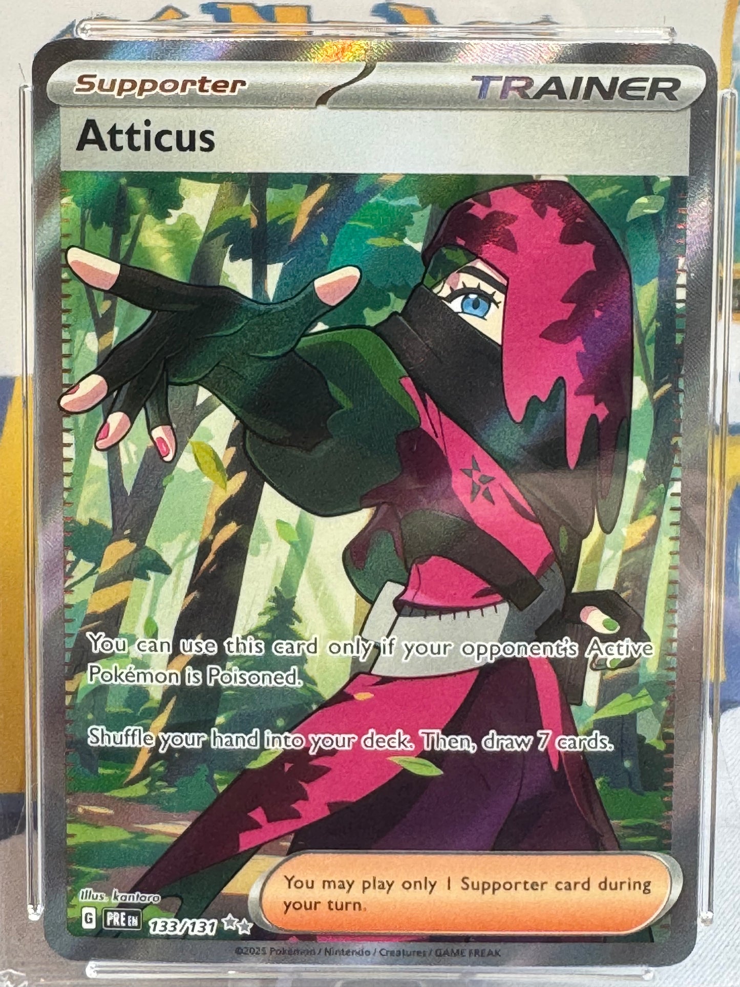 2025 Prismatic Evolutions - Atticus - Gem Mint 10