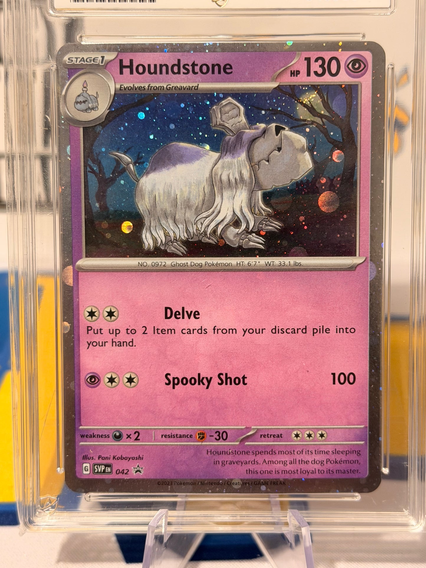 2023 Black Star Promo - Houndstone - NM-MT 8