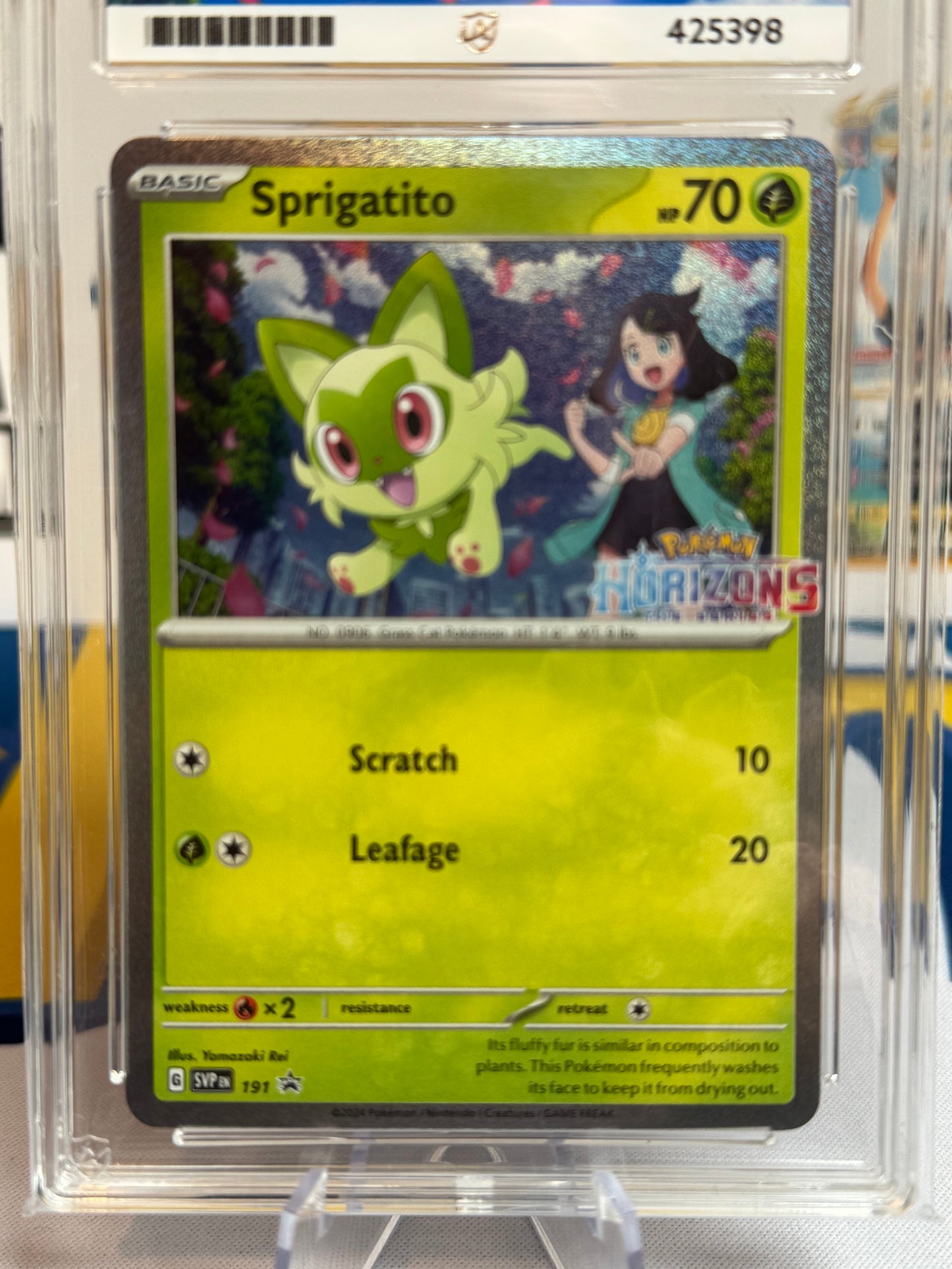 2024 Black Star Promo - Sprigatito - Mint 9