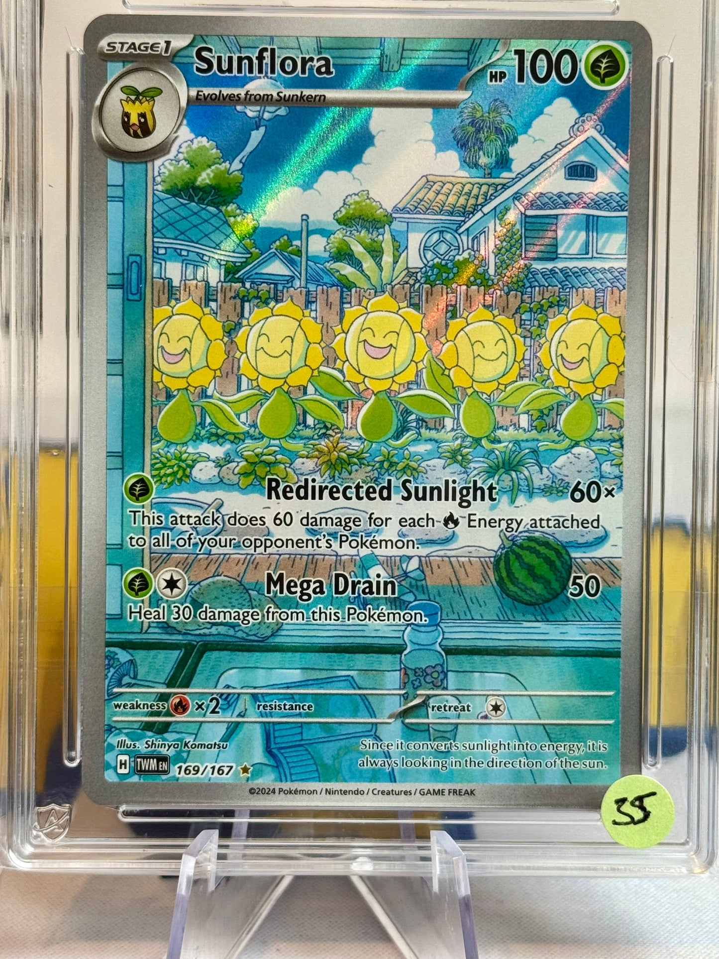 2024 Twilight Masquerade - Sunflora - Gem Mint 10