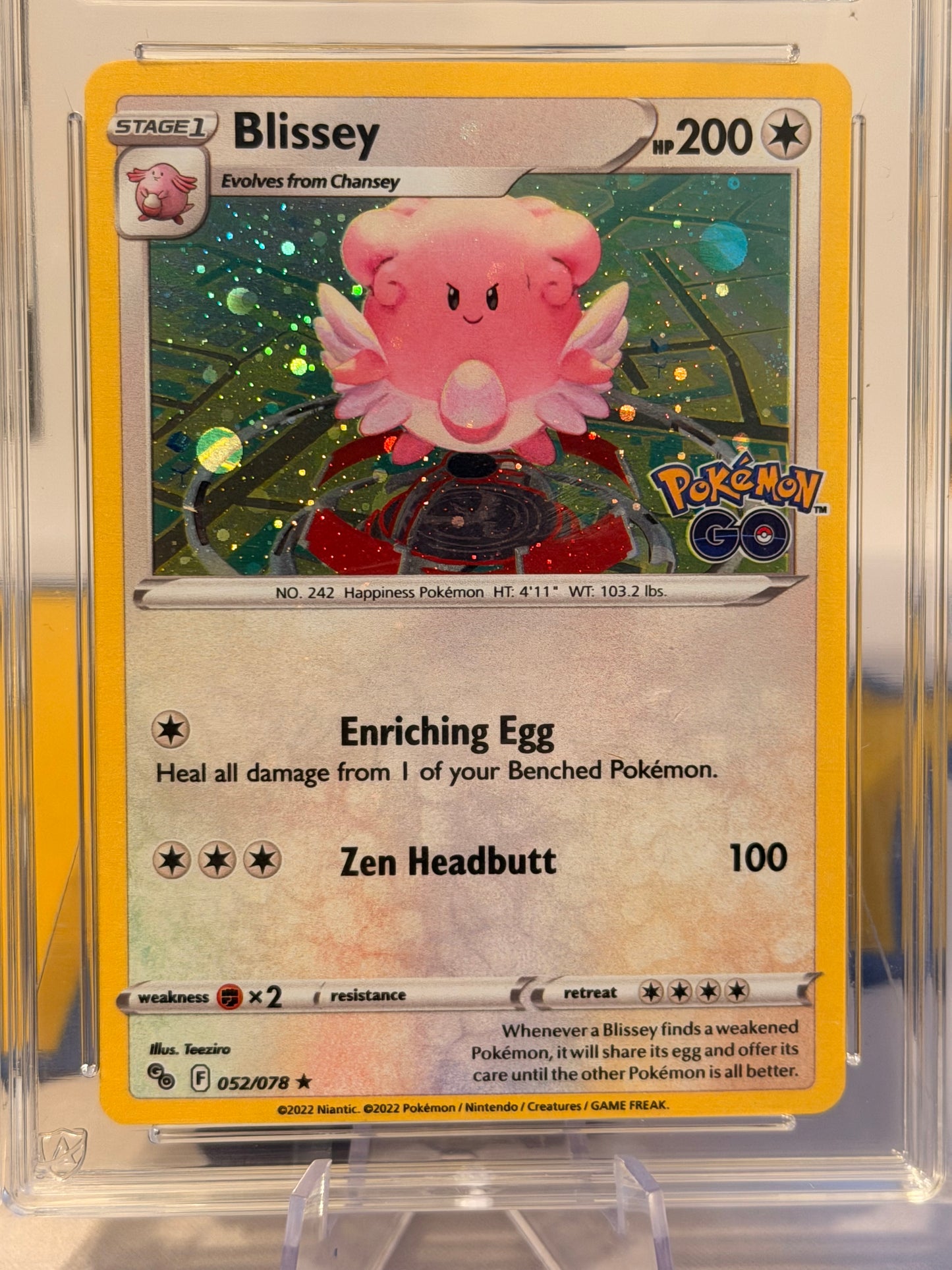 2022 Pokémon Go - Blissey- Mint 9