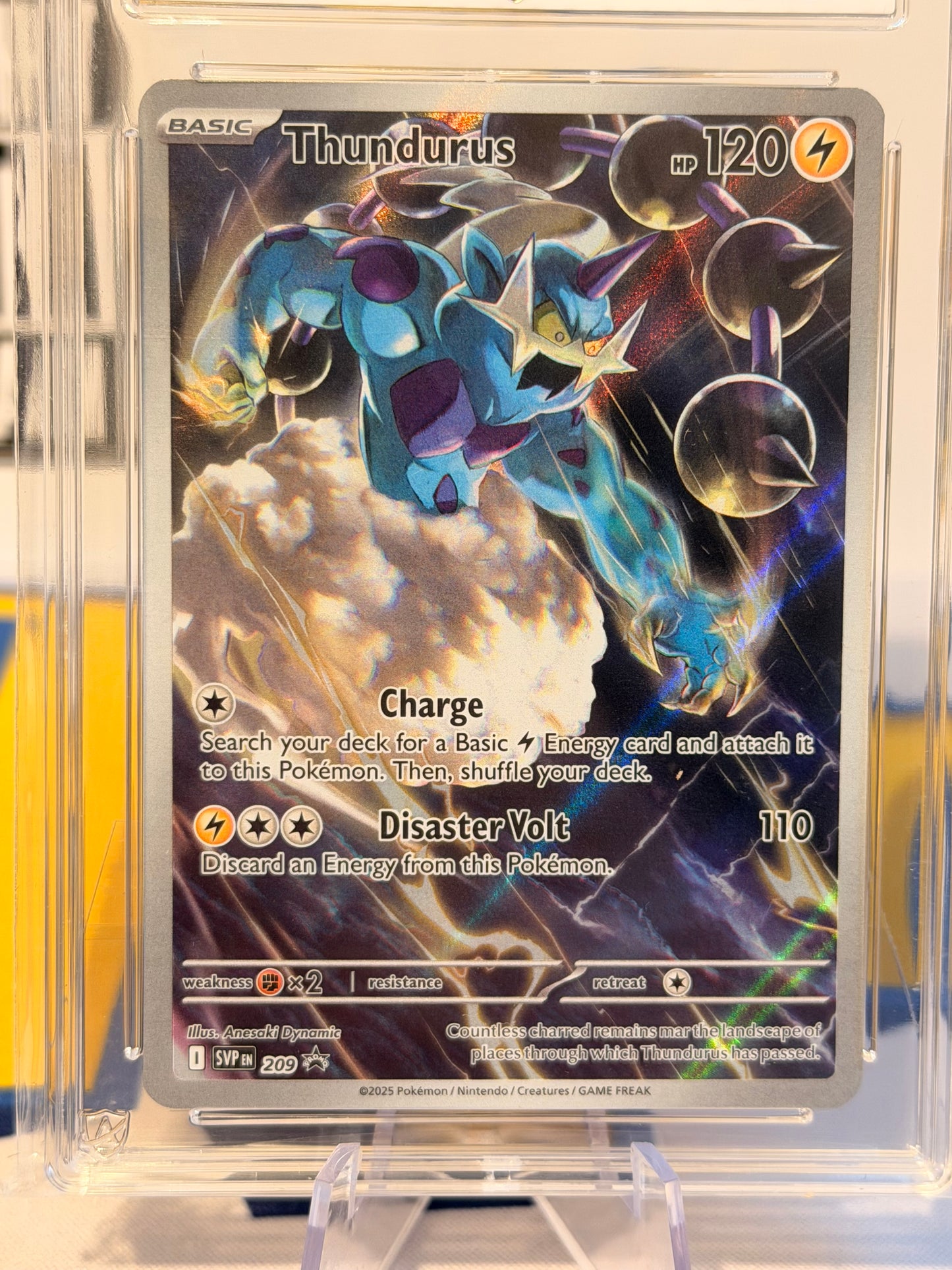 2025 Black Star Promo - Thundurus - Gem Mint 10
