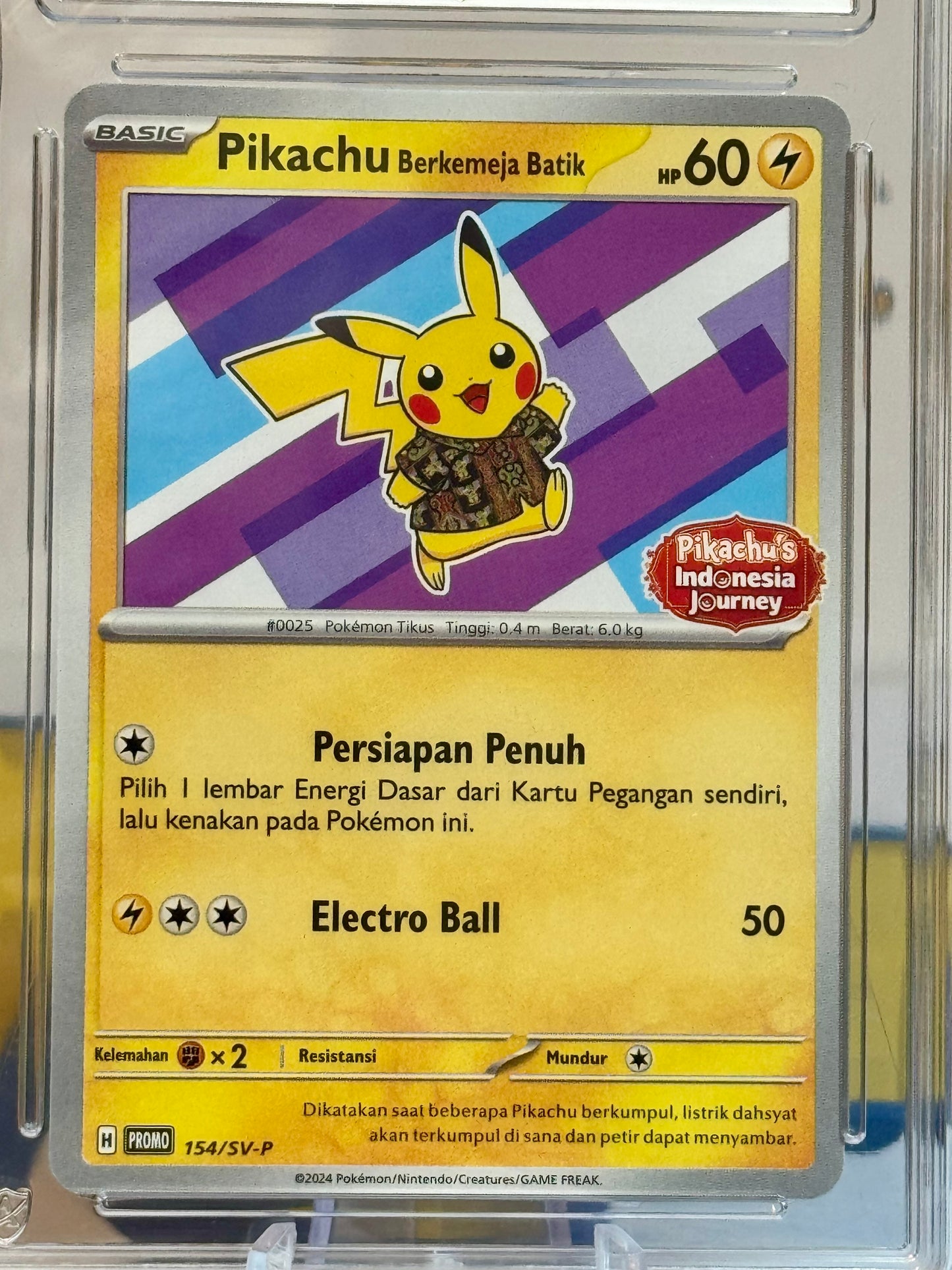 2024 Pikachu's Indonesia Journey - Pikachu - Ace Set