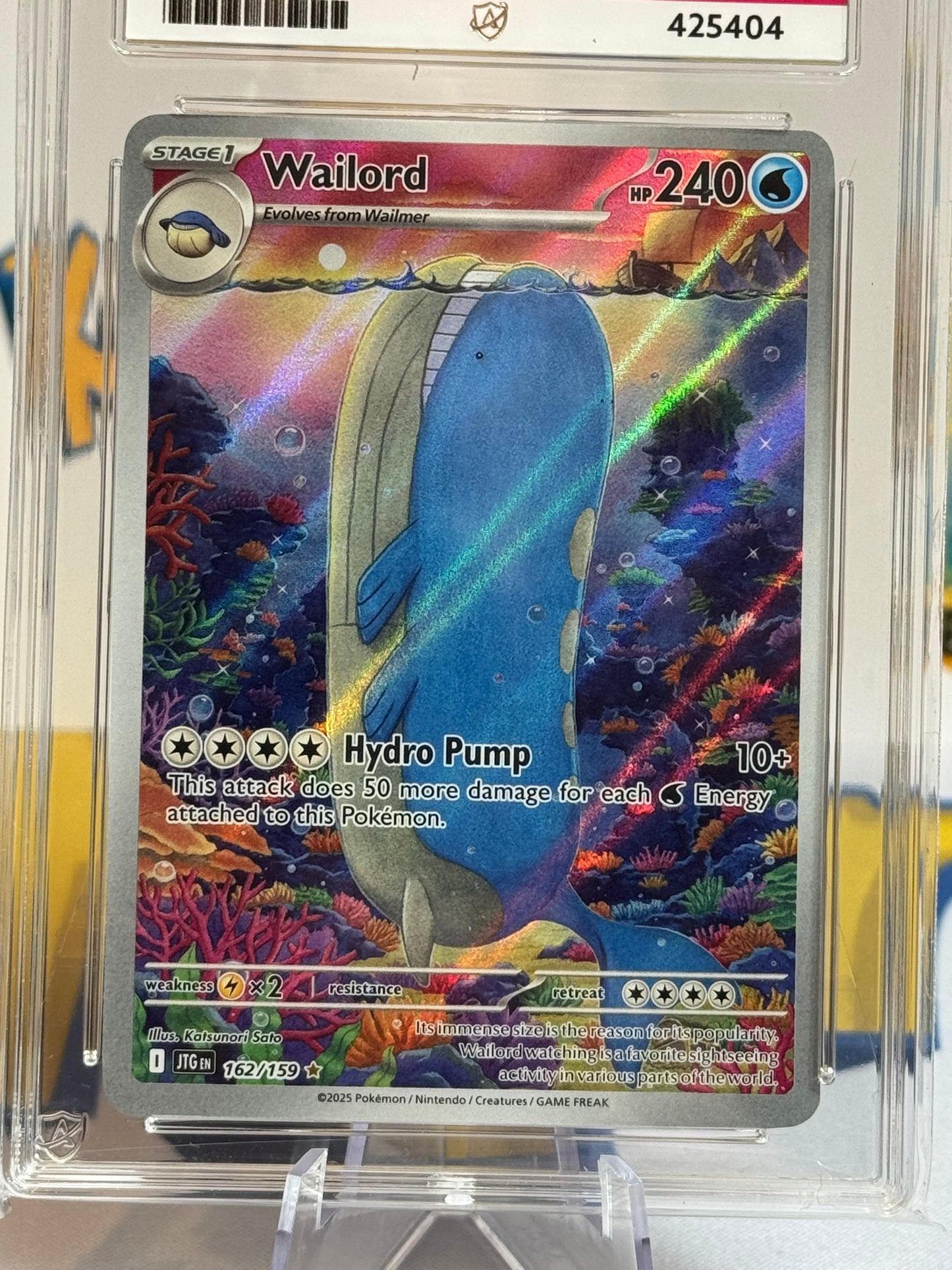 2025 Journey Together - Wailord - Mint 9
