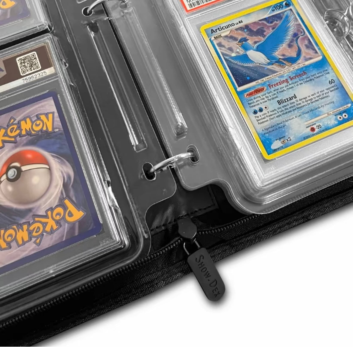 Show-Dex Graded Card Zip Binder & Pages