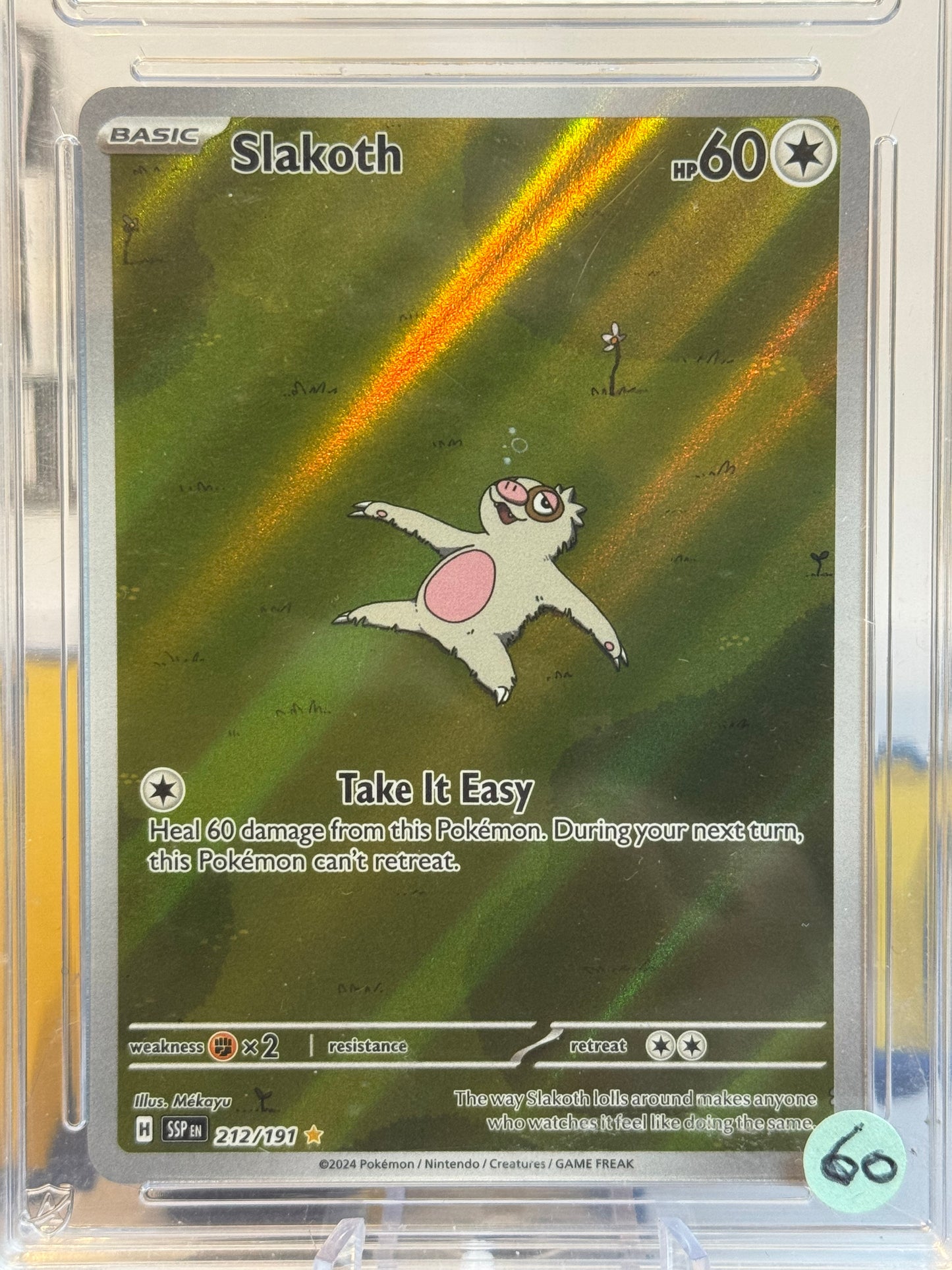 2024 Surging Sparks - Slakoth - Gem Mint 10