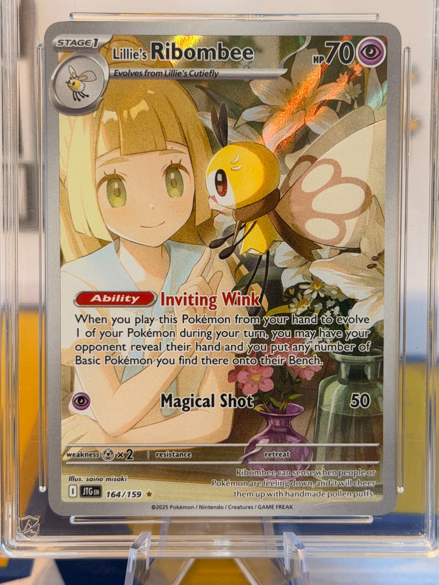 2025 Journey Together - Lillie’s Ribombee - Gem Mint 10