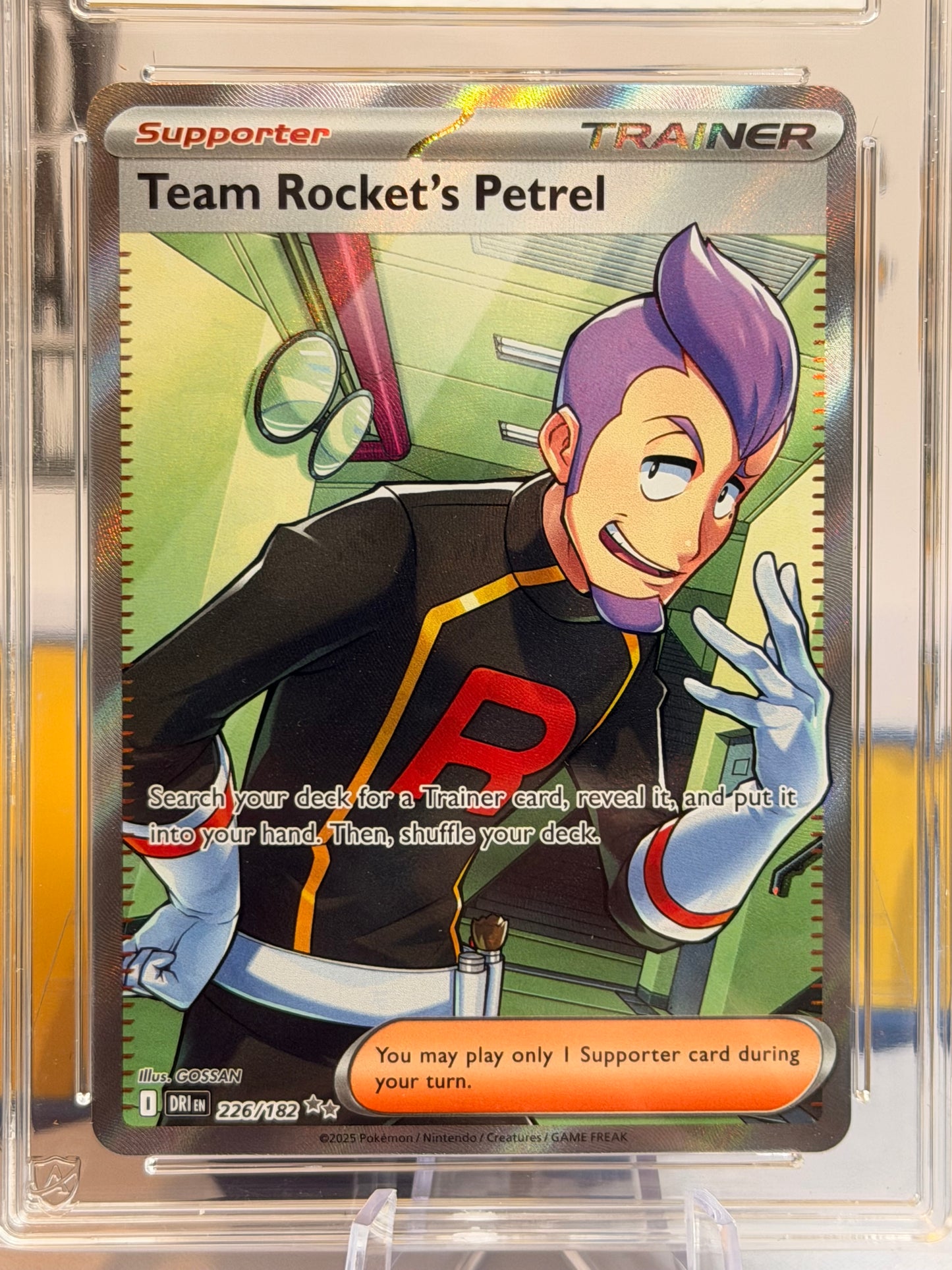 2025 Destined Rivals - Team Rocket’s Petrel - Gem Mint 10