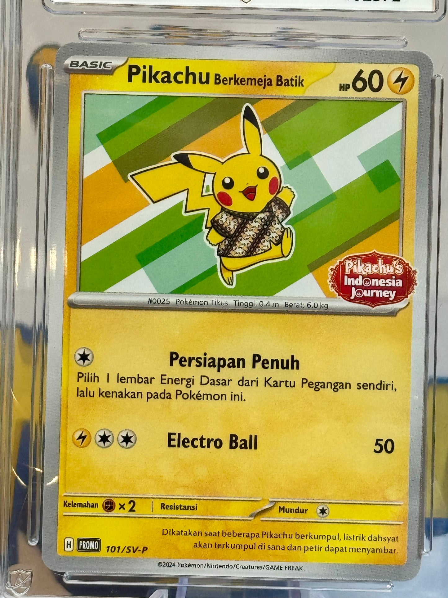 2024 Pikachu's Indonesia Journey - Pikachu - Ace Set