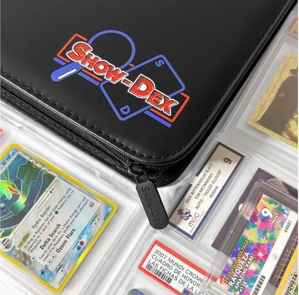 Show-Dex Graded Card Zip Binder & Pages