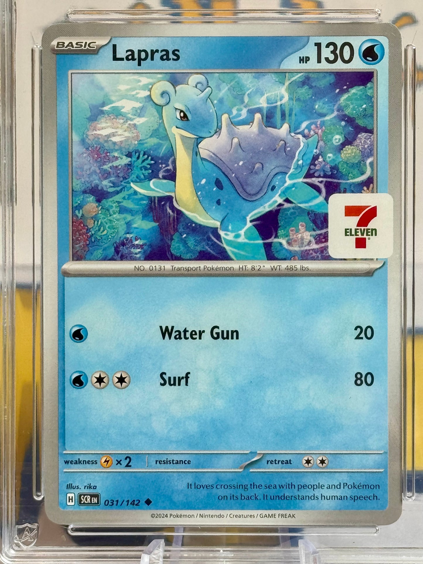 2024 Stellar Crown - Lapras 7/11 - Gem Mint 10