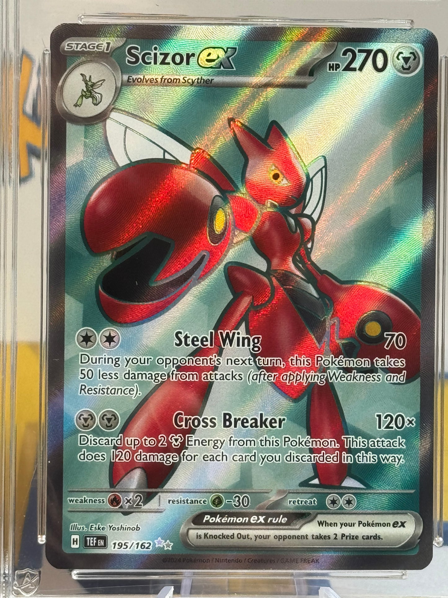 2024 Temporal Forces - Scizor EX - Gem Mint 10