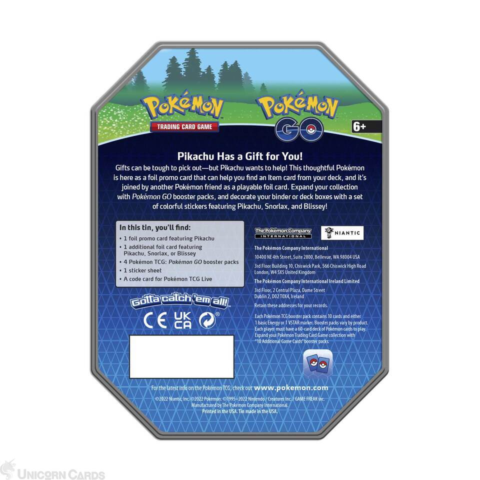 Pokémon TCG: Pokémon Go tin (Blissey)