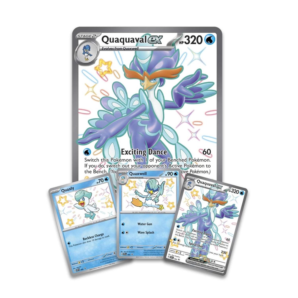 Pokemon TCG: Scarlet & Violet 3.5 Paldean Fates Quaquaval ex Premium Collection Box