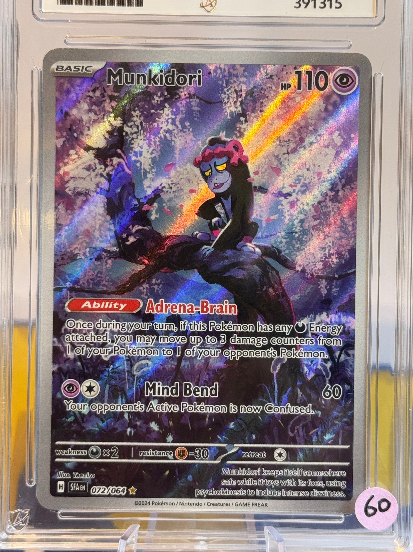 2024 Shrouded Fable - Munkidori - Gem Mint 10