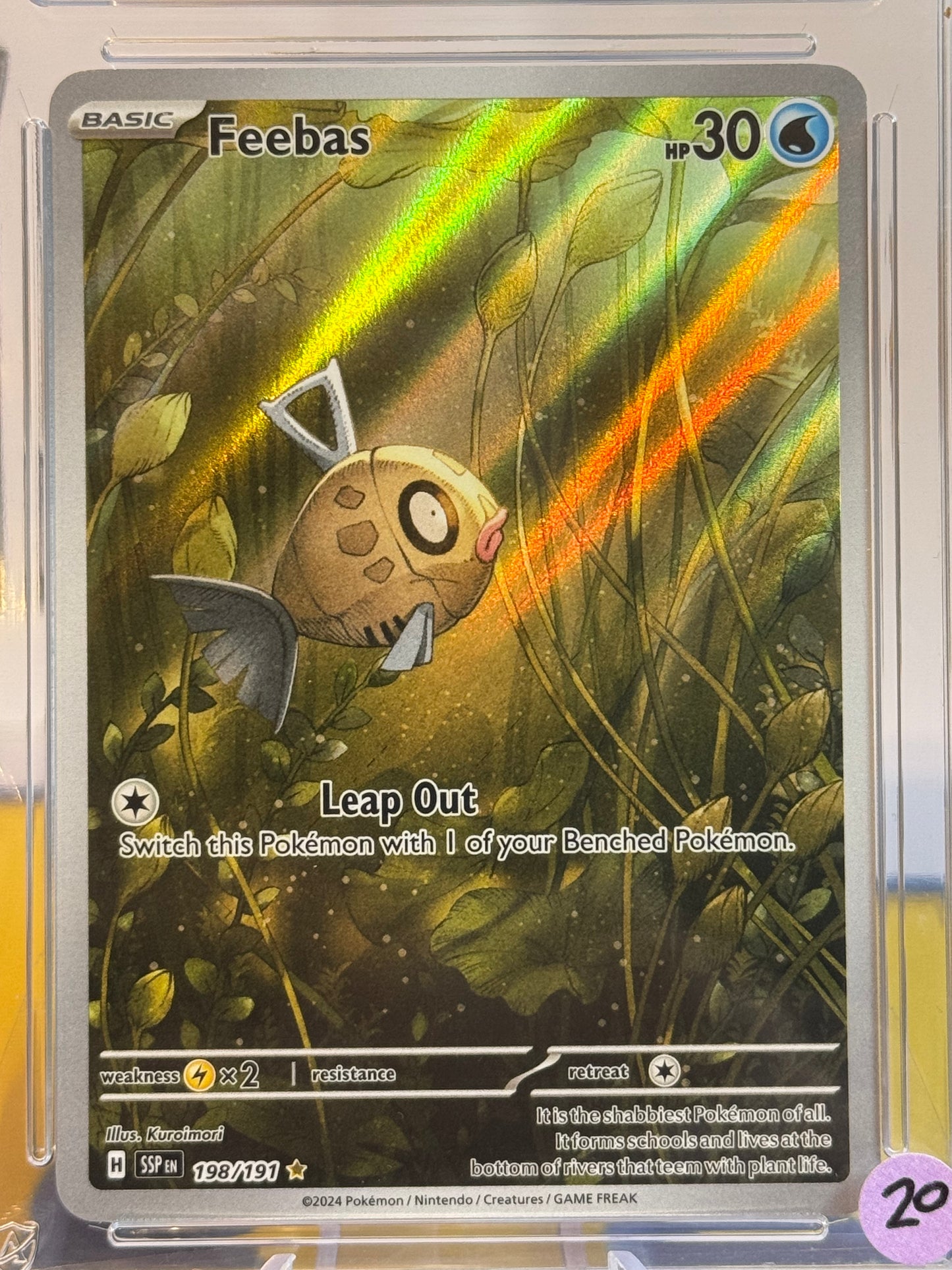 2024 Surging Sparks - Feebas - Mint 9