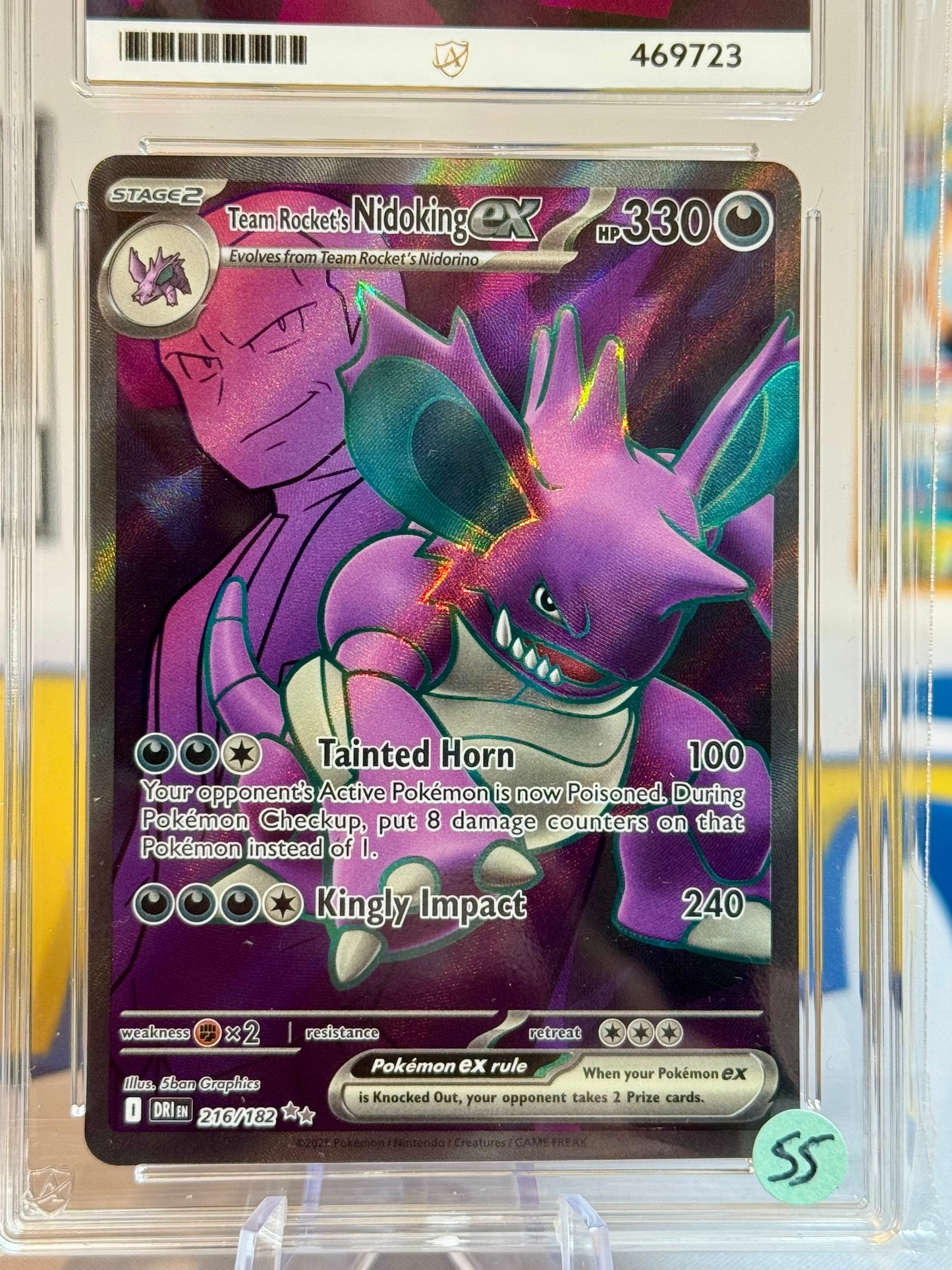 2025 Destined Rivals - Team Rockets Nidoking - Gem Mint 10