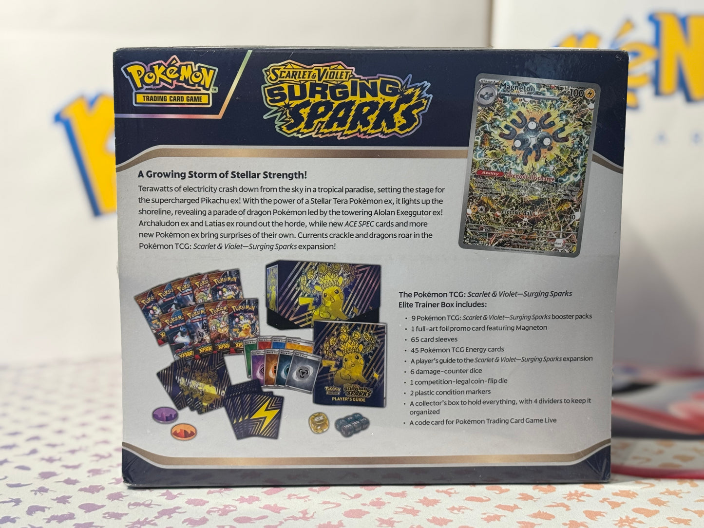 Pokémon TCG: Scarlet & Violet 8 - SURGING SPARKS Elite Trainer Box