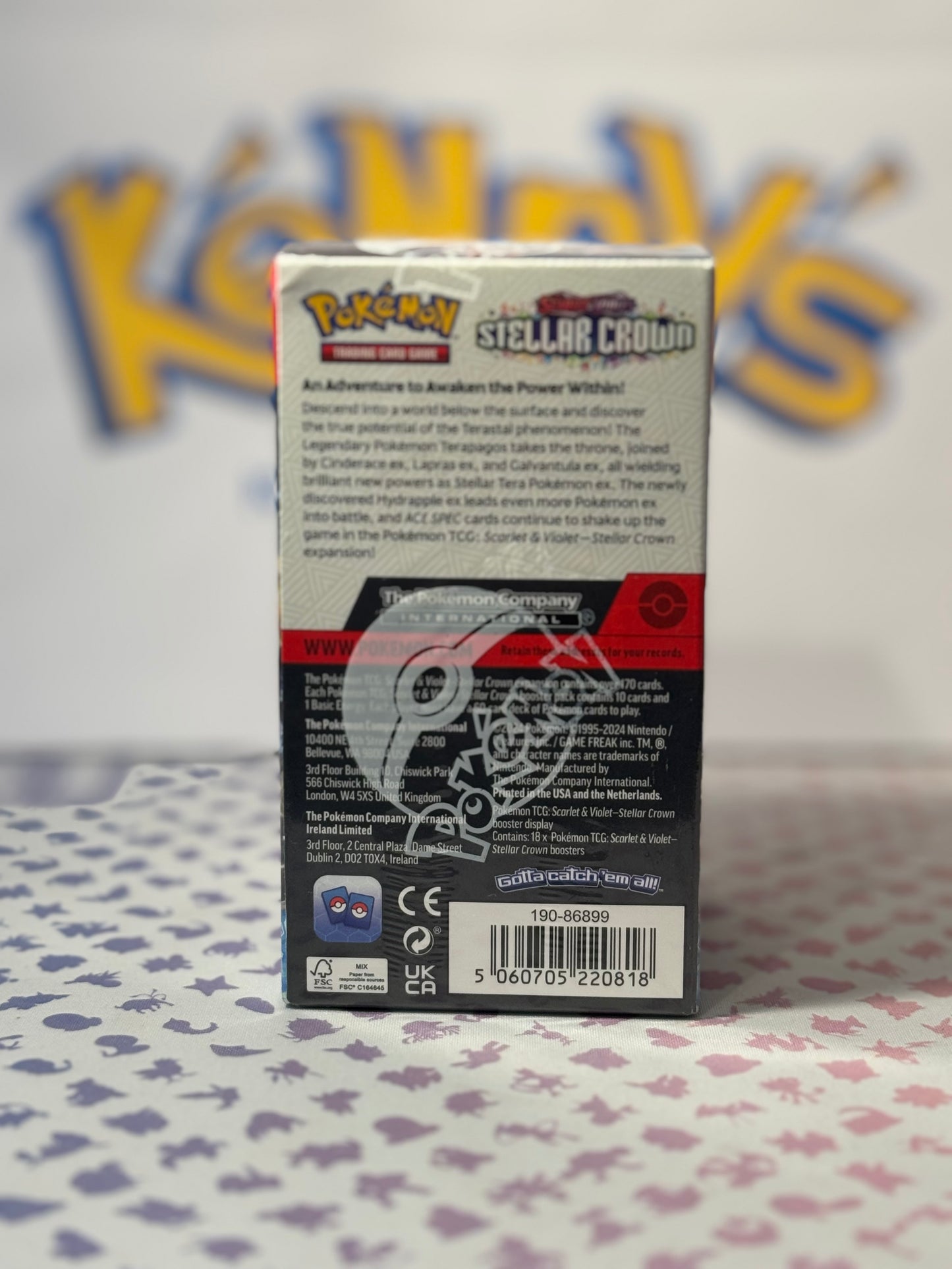 Pokémon TCG: Scarlet & Violet 7 - STELLAR CROWN half booster box
