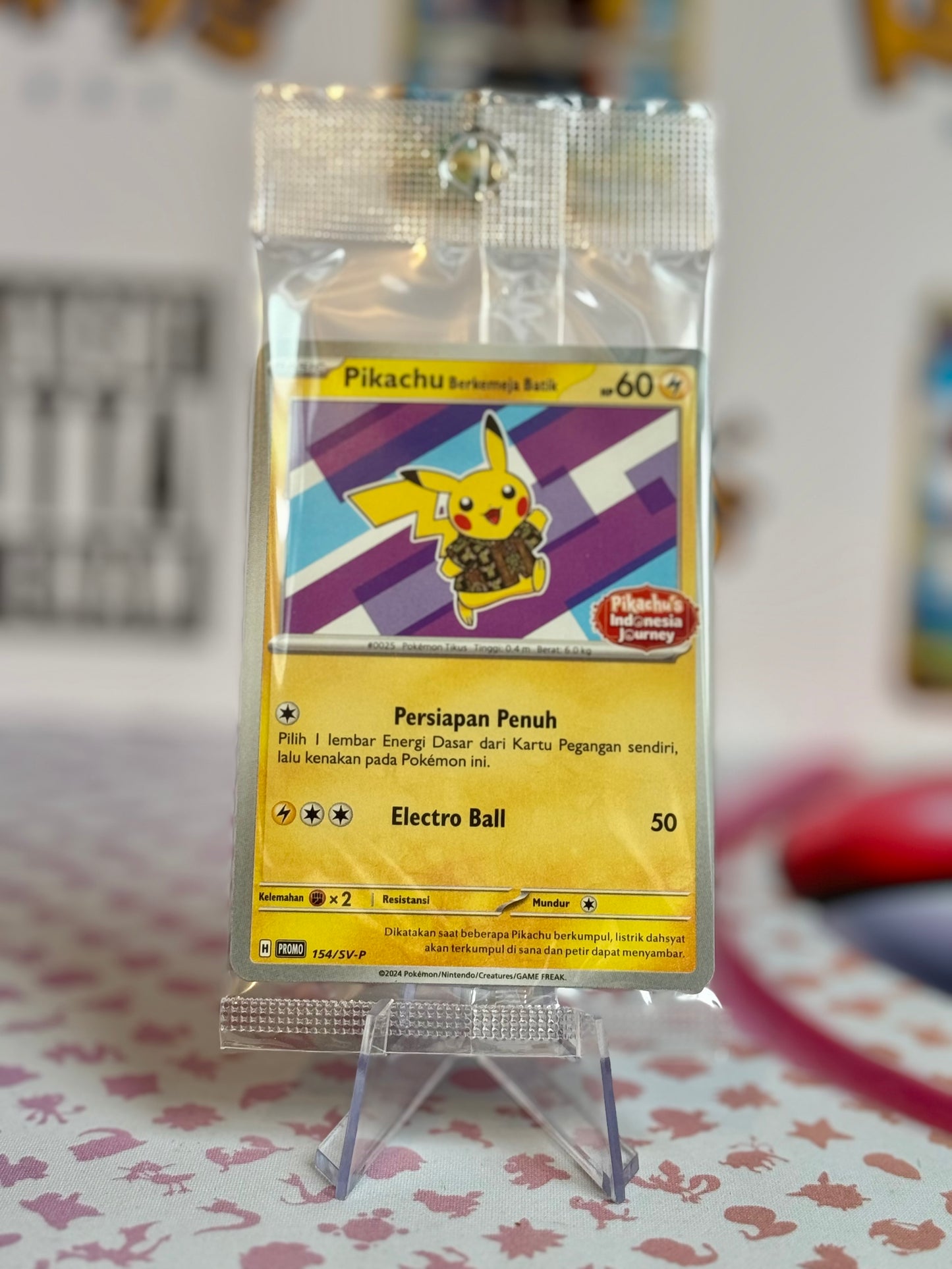 Pikachu Batik Indonesia Promo Pokémon 101/155/154/190 SV-P