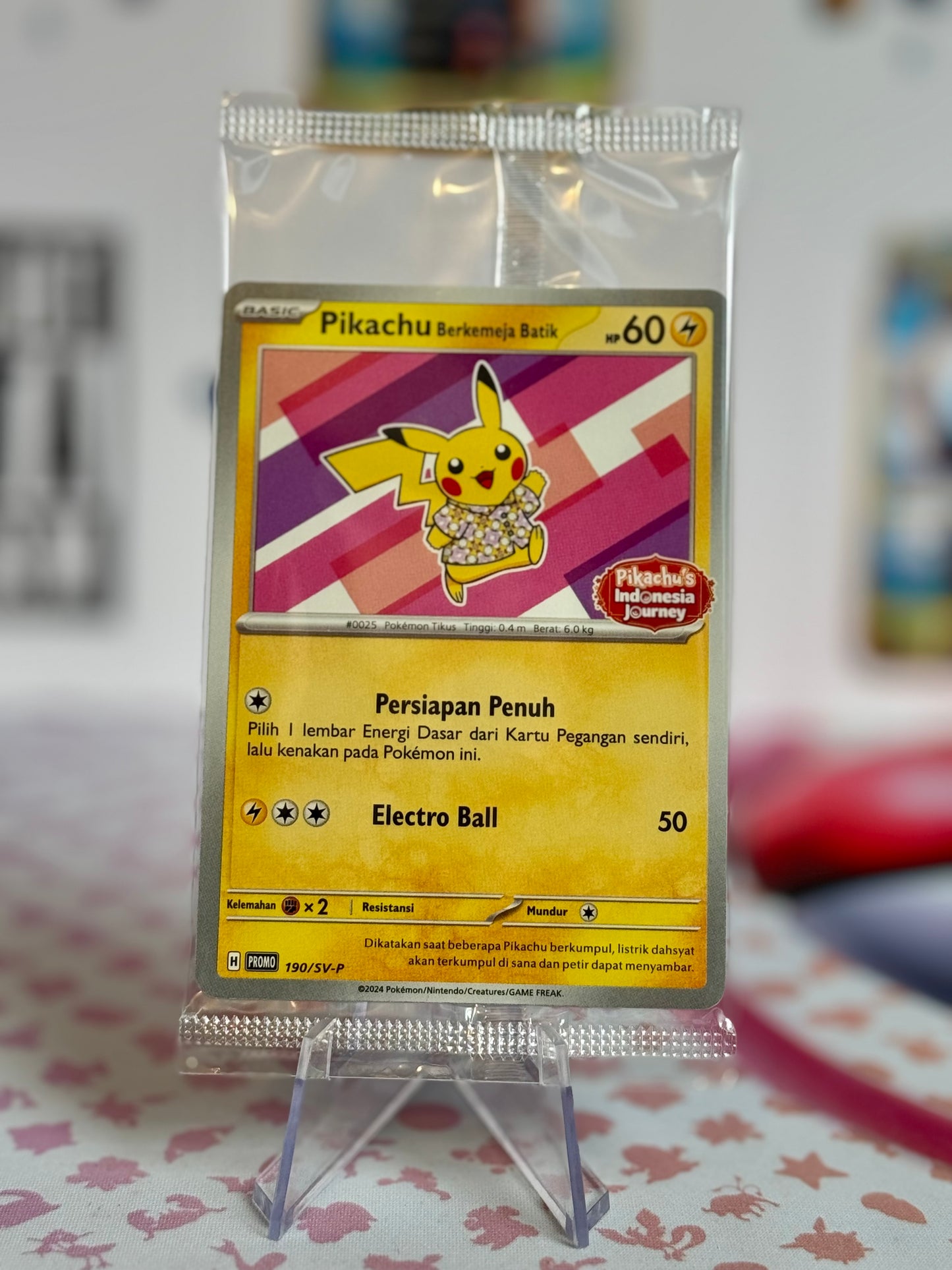Pikachu Batik Indonesia Promo Pokémon 101/155/154/190 SV-P