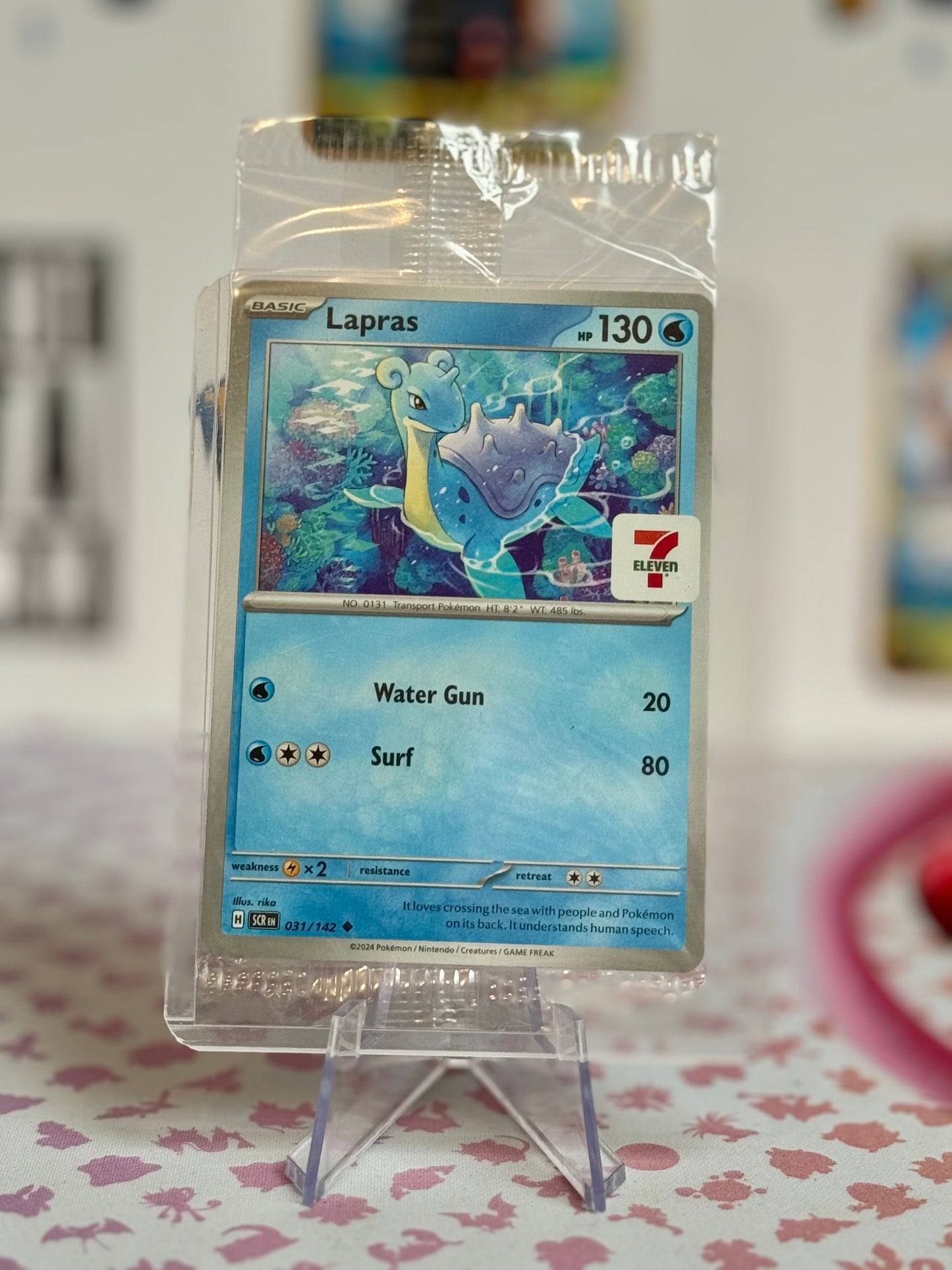Pokémon Scarlet & Violet - Stellar Crown 7/11 Promo Lapras 031/142