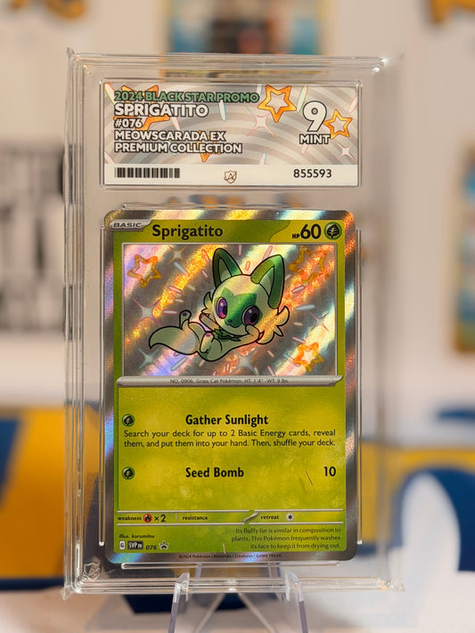 2024 Black Star Promo Sprigatito, Floragato & Meowscarada Evo line