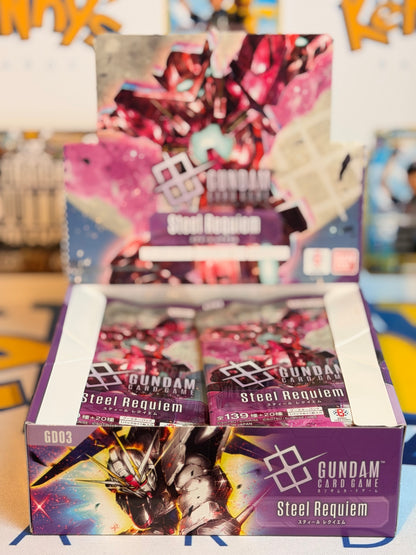 Gundam Card Game: GD03 - Steel Requiem JPN (Booster pack)