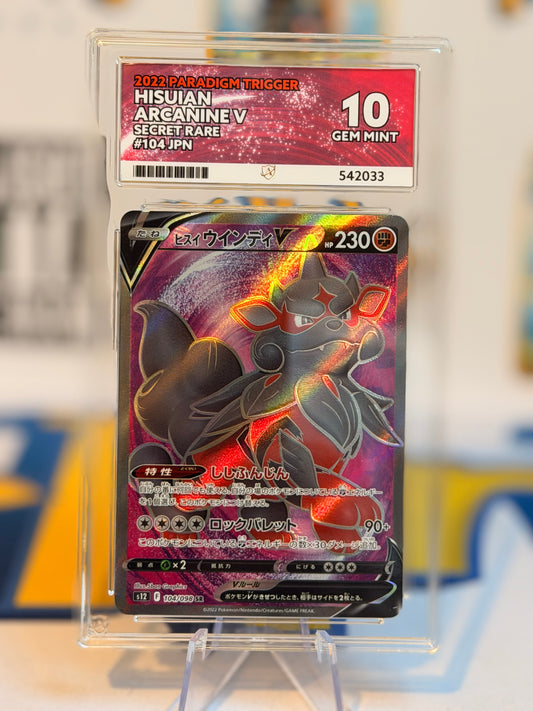 2022 Paradigm Trigger - Husuian Arcanine  - Gem Mint 10