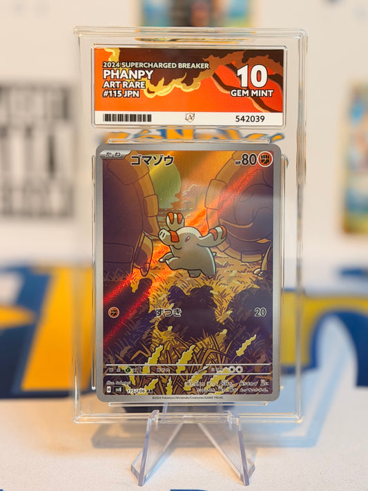 2024 Supercharged Breaker - Phanpy  - Gem Mint 10