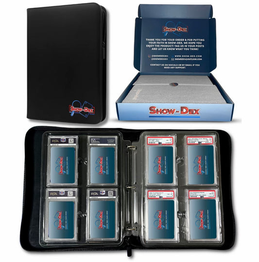 Show-Dex Graded Card Zip Binder & Pages