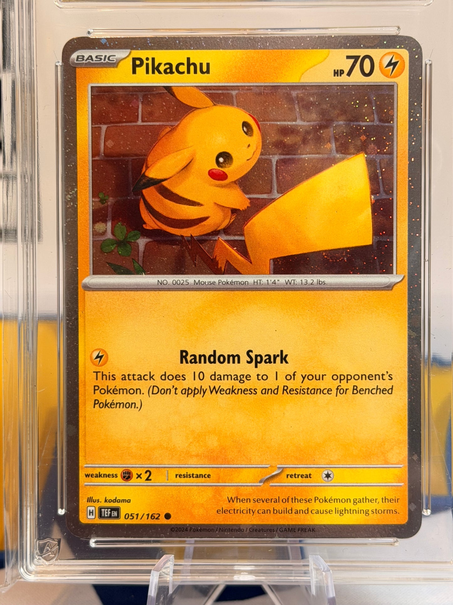 2024 Temporal Forces - Pikachu - Gem Mint 10