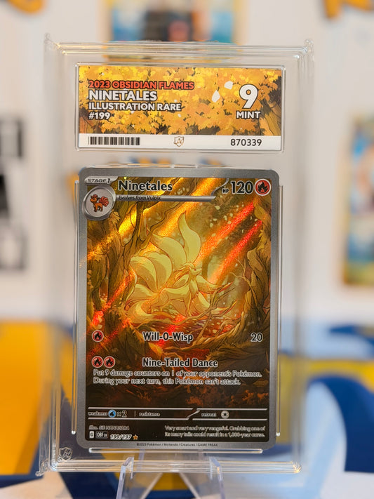 2023 Obsidian Flames  - Ninetales - Mint 9