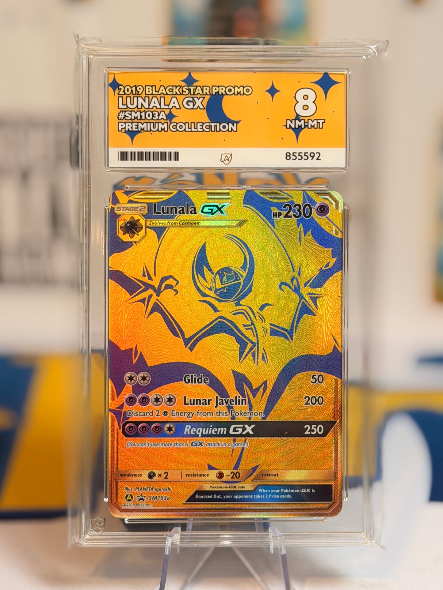 2019 Black Star Promo - Lunala - NM-MT 8