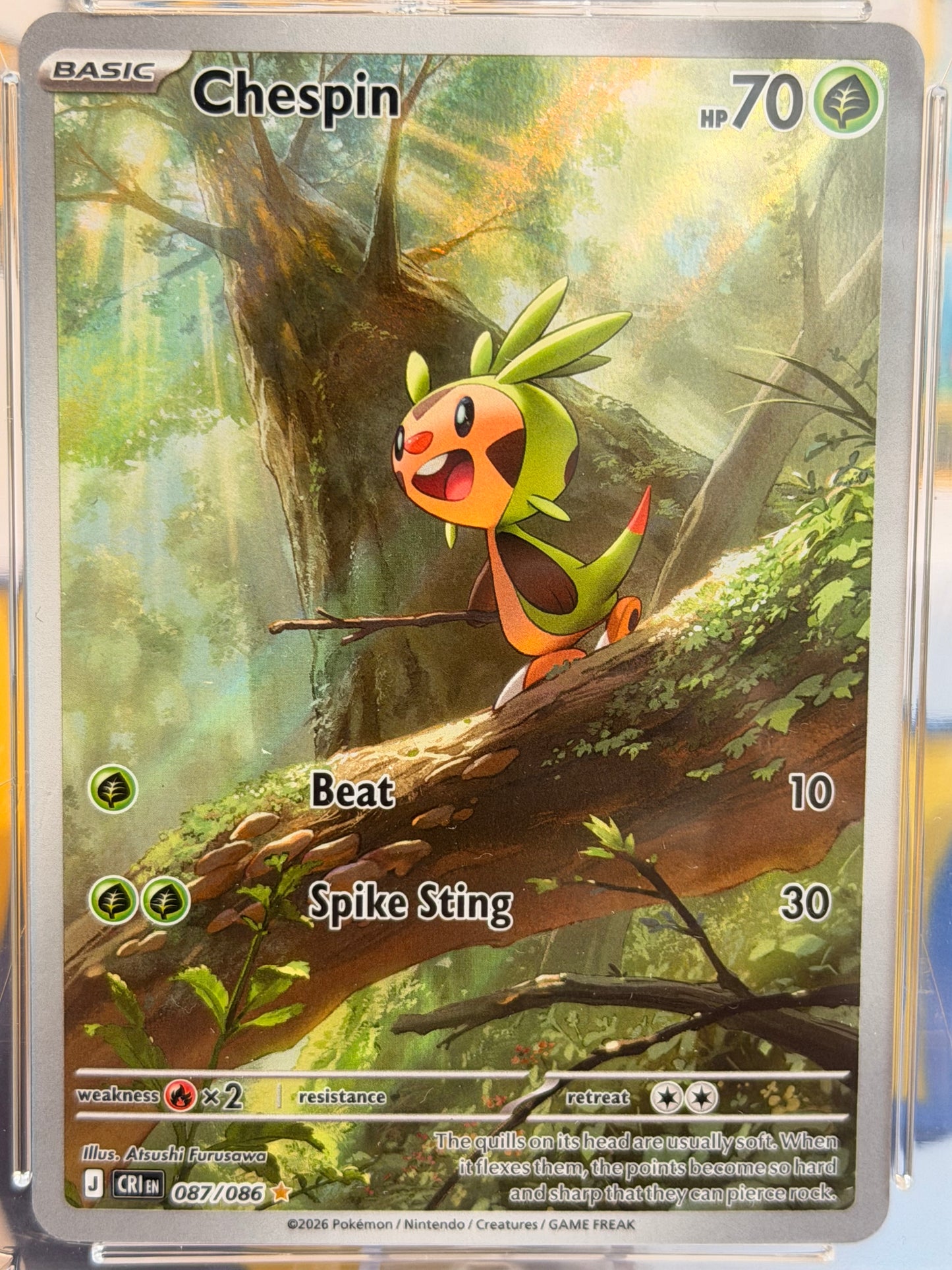 2026 Chaos Rising - Chespin - Gem Mint 10