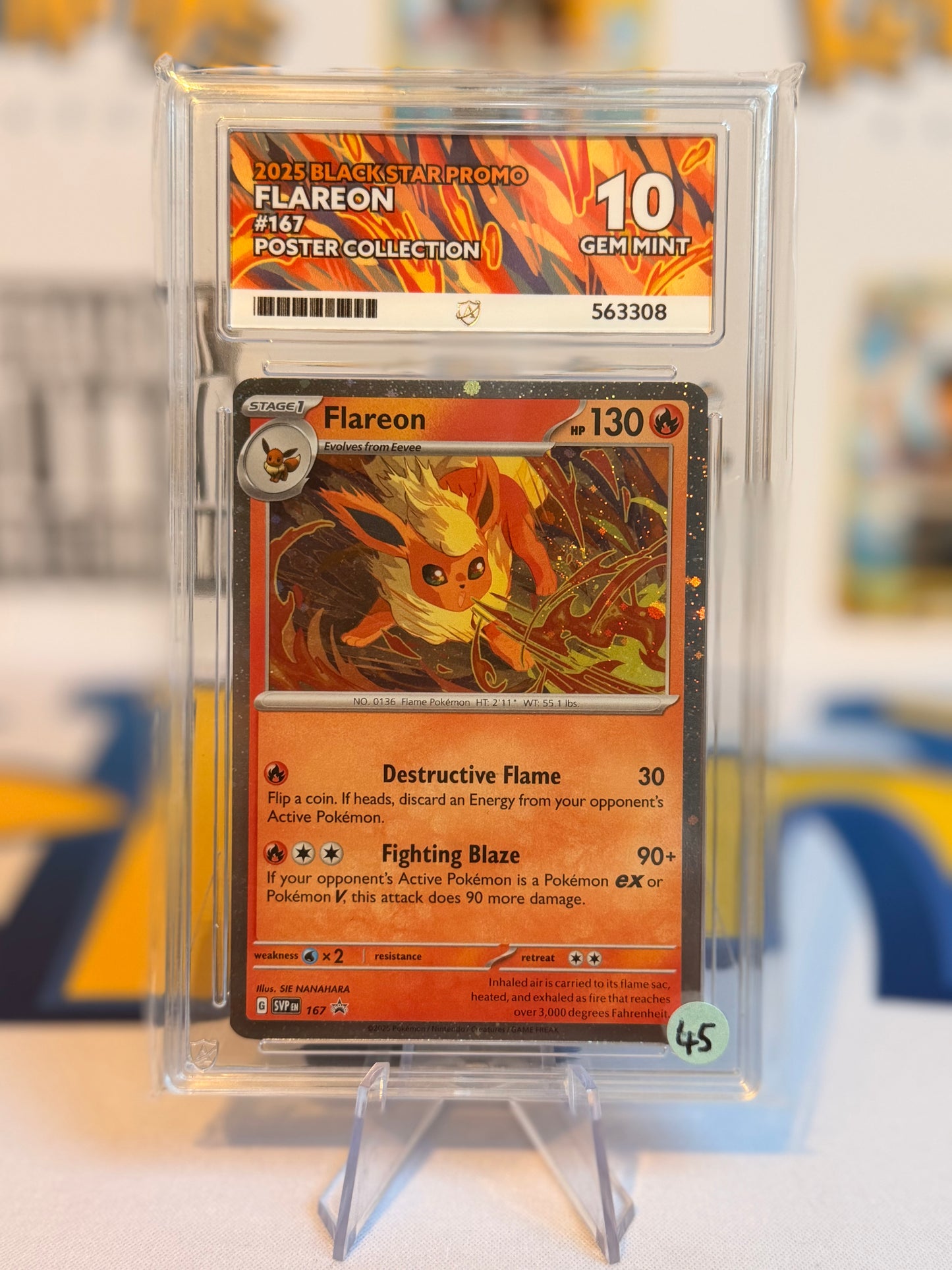 2025 Black Star Promo - Flareon - Gem Mint 10
