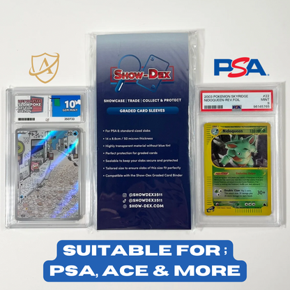 Show-Dex Graded Card Sleeves - 100 Pack