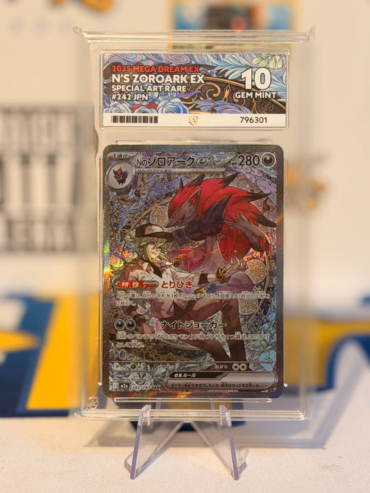 2025 Mega Dream Ex - N's Zoroark - Gem Mint 10