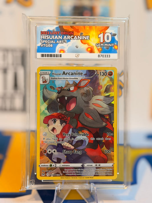 2022 Lost Origin  - Arcanine - Gem Mint 10