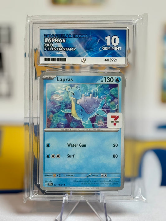 2024 Stellar Crown  - Lapras 7/11 - Gem Mint 10