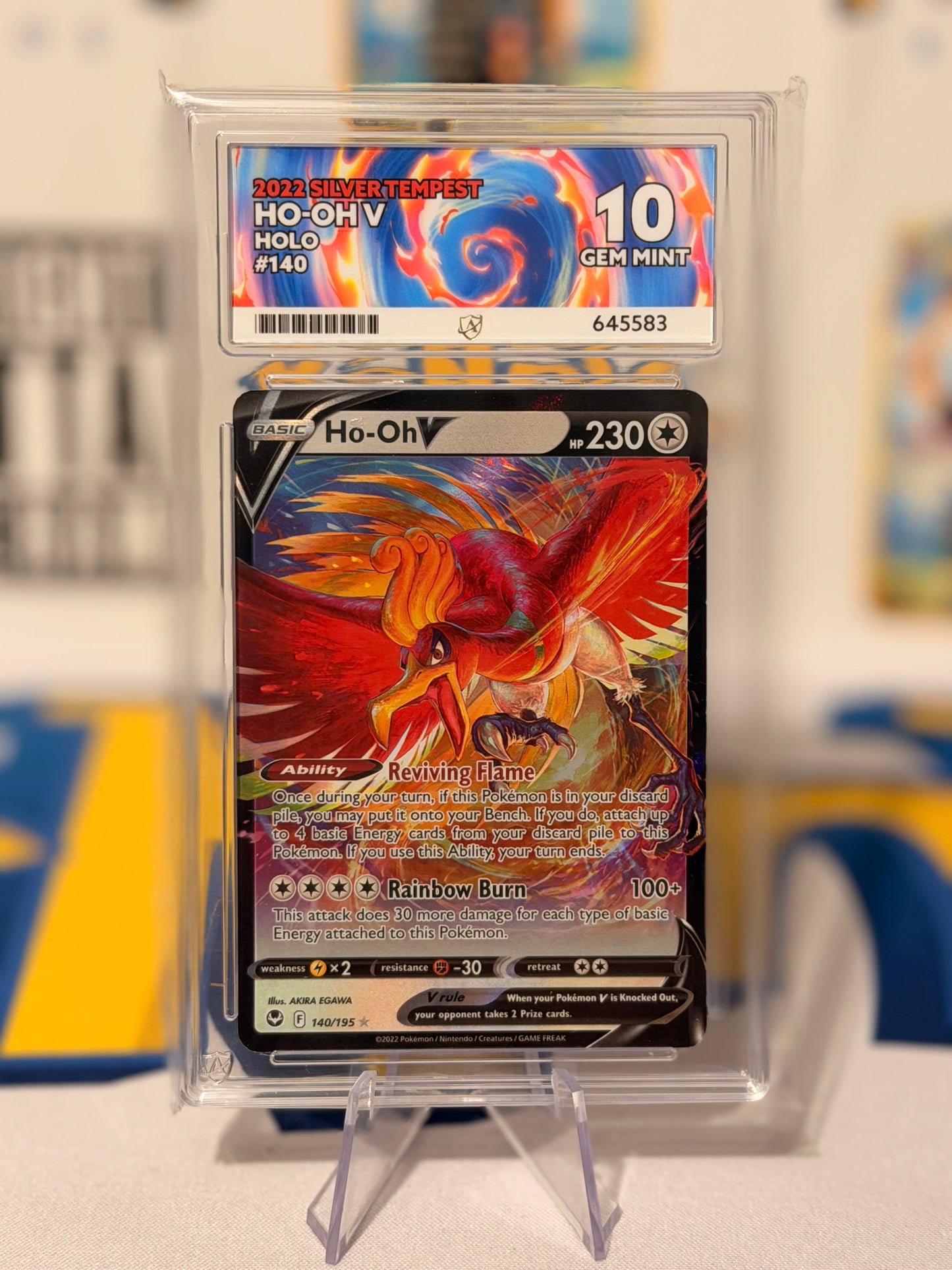 2022 Silver Tempest - Ho-Oh - Gem Mint 10