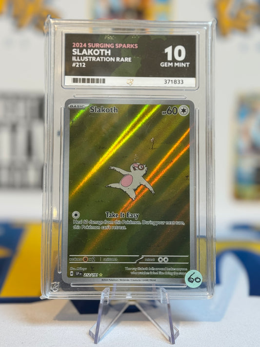 2024 Surging Sparks - Slakoth - Gem Mint 10