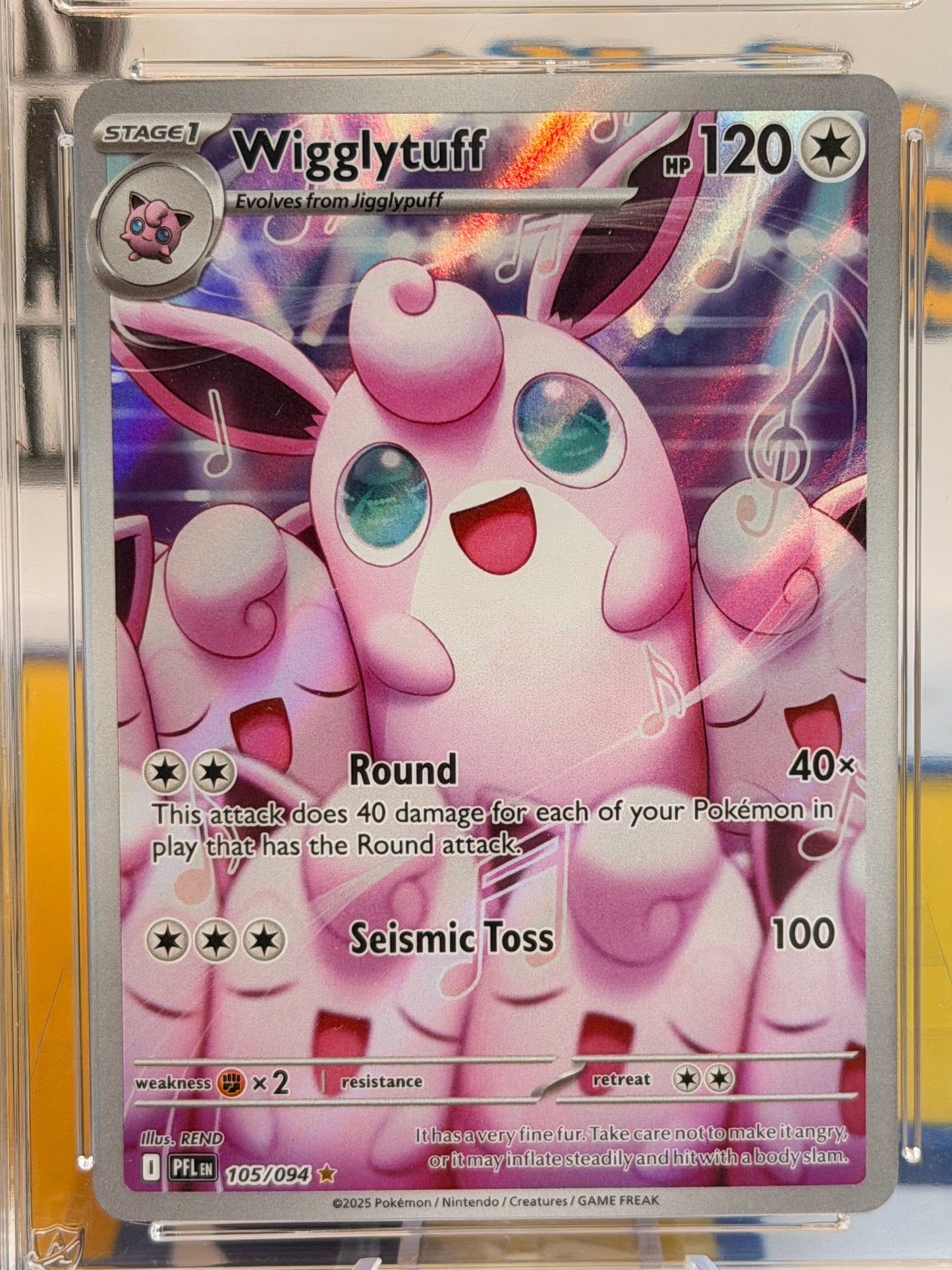 2025 Phantasmal Flames - Wigglytuff - Gem Mint 10