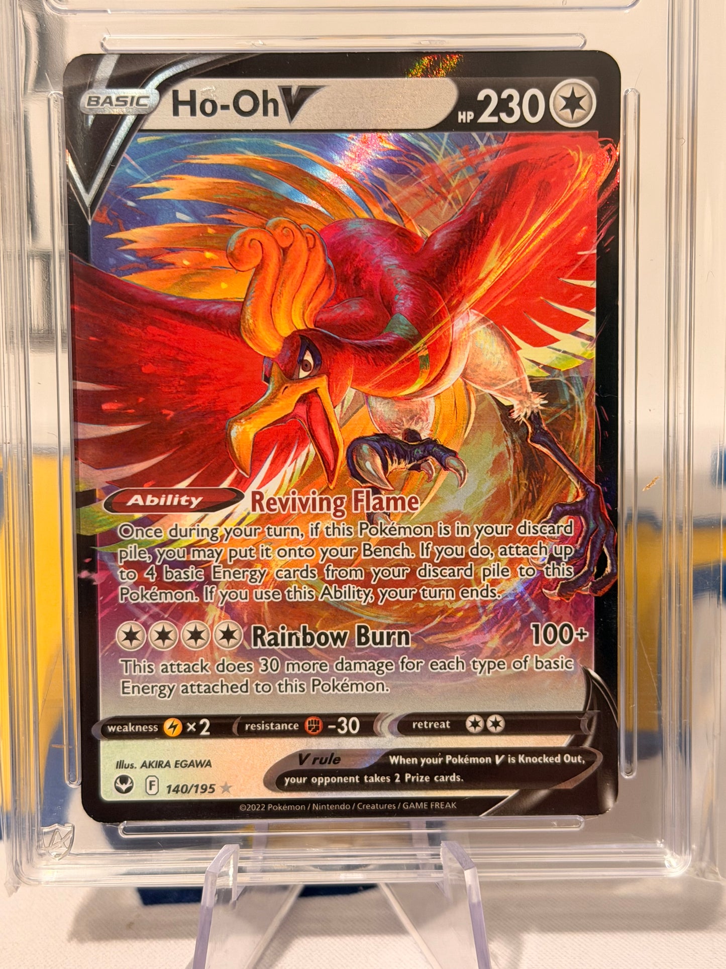 2022 Silver Tempest - Ho-Oh - Gem Mint 10